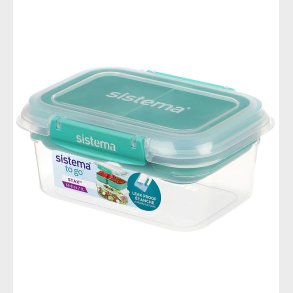 Sistema Madkasse - 1L Rectangle Stax To Go - Turkis