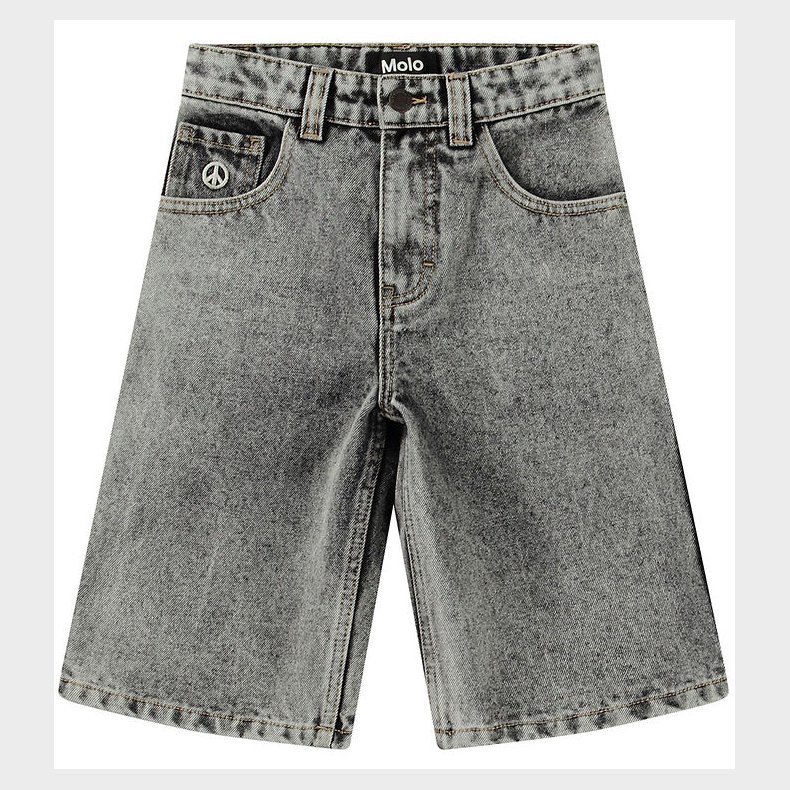 Molo Shorts - Denim - Alpha - Grey Stonewash