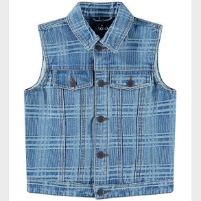 Molo Vest - Denim - Hertha - Washed Check