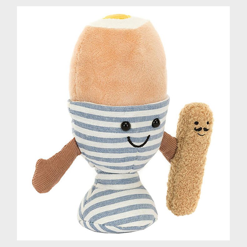 Jellycat Bamse - 16x6 cm - Amuseables Eggetha Egg & Lance Soldie