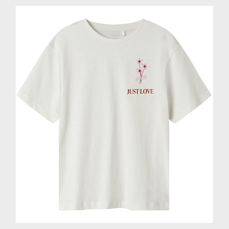 Name It T-shirt - NkfBetria - Sea Salt m. Print