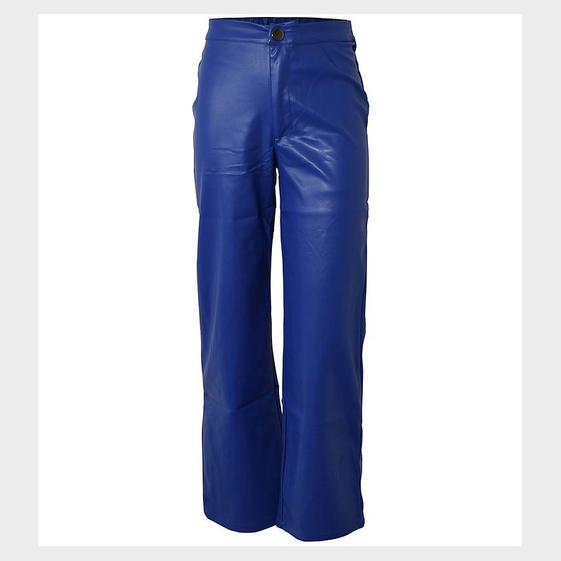 Hound Bukser - Imiteret Skind - Wide - Cobalt Blue