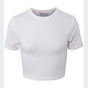 Hound T-shirt - Cropped - Hvid