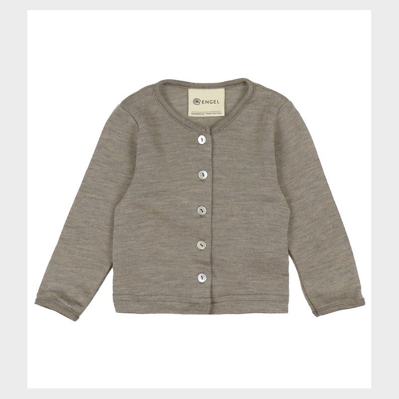 Engel Cardigan - Uld/Silke - Walnut