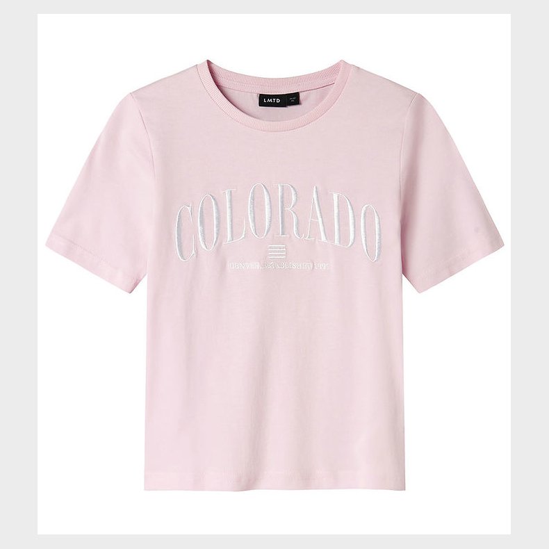 LMTD T-shirt - NlfByasi - Pink Tulle/White Parfait