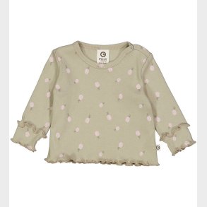 Msli Bluse - Rib - Pineapple - Soft Green/Poetry Green/Mary
