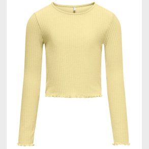 Kids Only Bluse - Noos - Rib - KogNella - Lima Bean