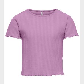 Kids Only T-shirt - Noos - Rib - KogNella - African Violet