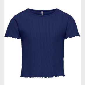 Kids Only T-shirt - Noos - Rib - KogNella - Mazarine Blue