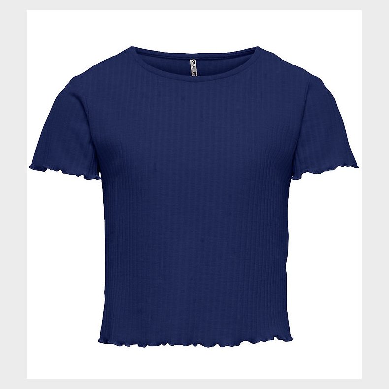 Kids Only T-shirt - Noos - Rib - KogNella - Mazarine Blue