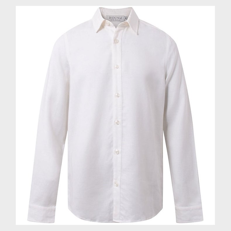 Hound Skjorte - H�r/Viskose - Hvid