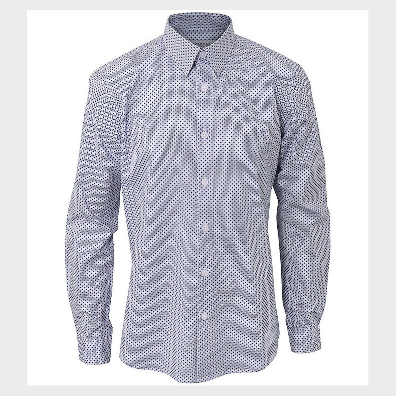 Hound Skjorte - Hvid/Mrkebl