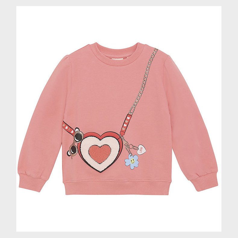Minymo Sweatshirt - Strawberry Ice m. Print