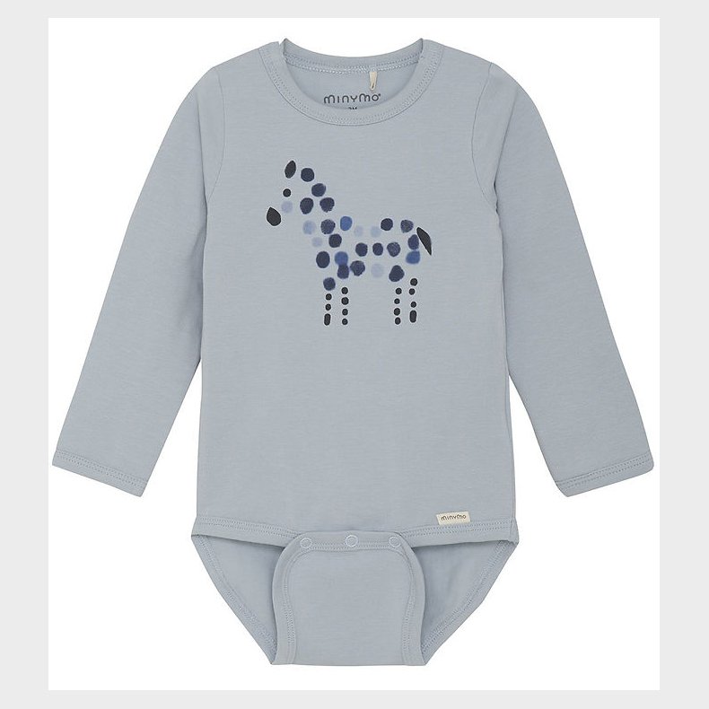 Minymo Body l/� - Blue Fog m. Print