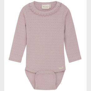 Minymo Body l/� - Rib - Pointell - Burnished Lilac m. Hulm�nster