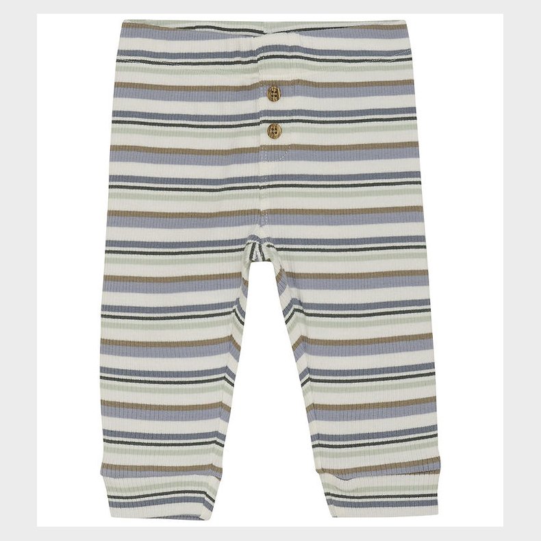 Minymo Bukser - Rib - Blue Fog