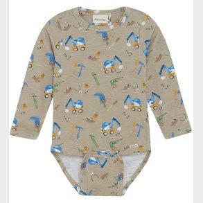 Minymo Body l/� - Pure Cashmere m. Print