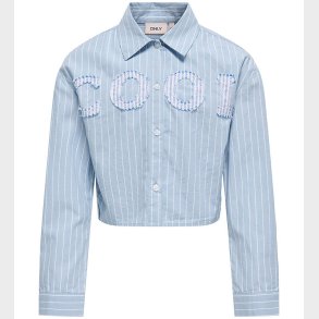 Kids Only Skjorte - KogEtta - Soft Chambray/White m. Cool