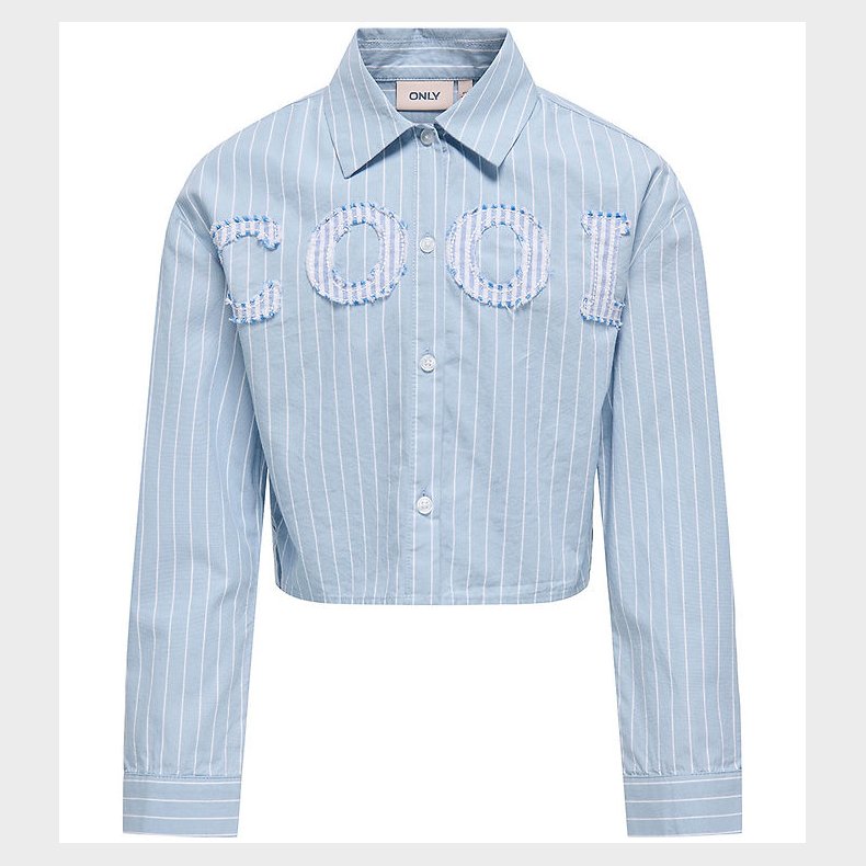 Kids Only Skjorte - KogEtta - Soft Chambray/White m. Cool