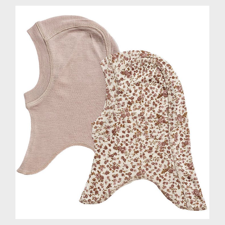 Wheat Elefanthue - 2-pak - Uld - Felix - Rose Flowers