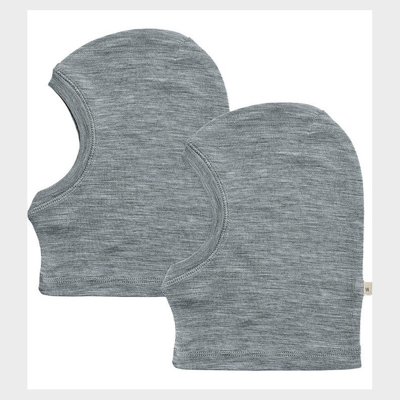 Wheat Elefanthue - 1-lags - 2-pak - Uld - Kim - Gr�meleret