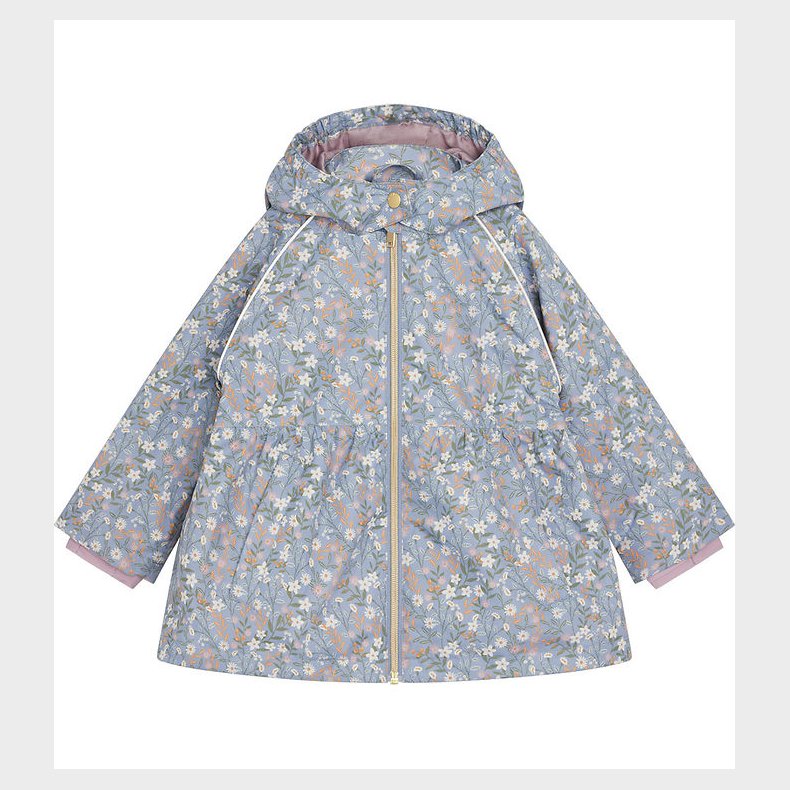 Hust and Claire Sommerjakke - HCObia - Blue Flint m. Blomster