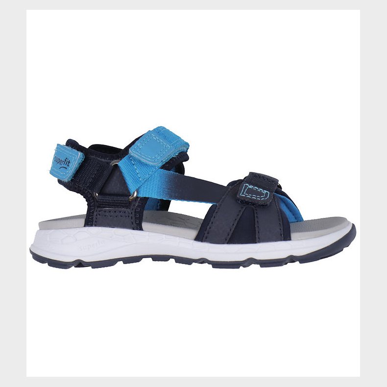 Superfit Sandaler - Criss Cross - Bl/Tyrkis Grn