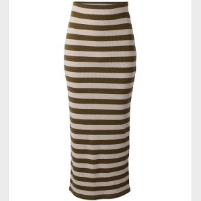 Hound Nederdel - Rib - Armygrn/Beigestribet