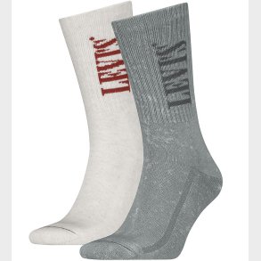 Levis Strmper - Regular Cut - 2-pak - Gr/Hvid