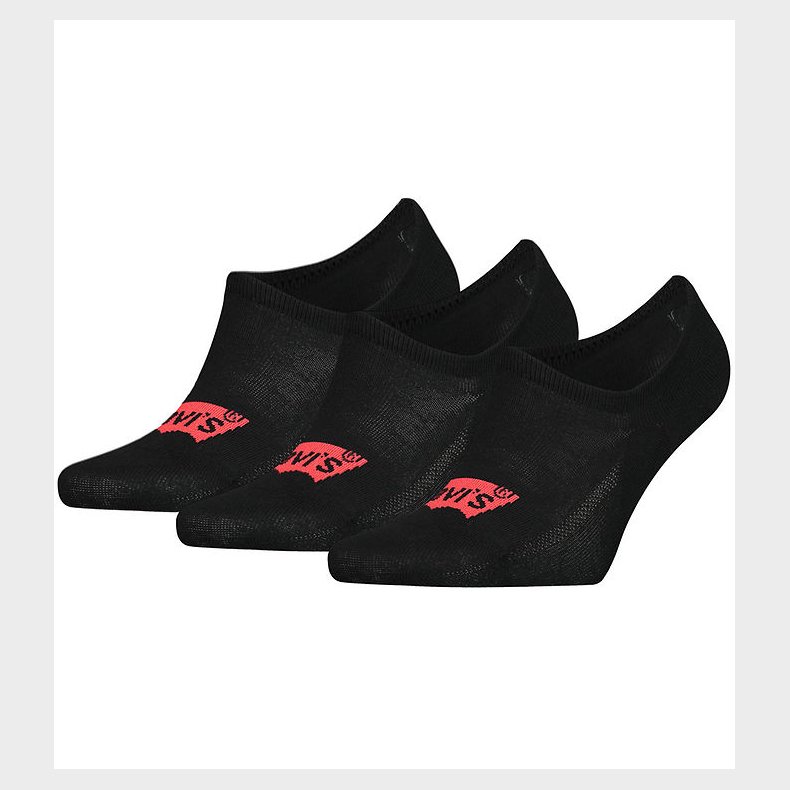 Levis Footies - High Rise - 3-pak - Sort