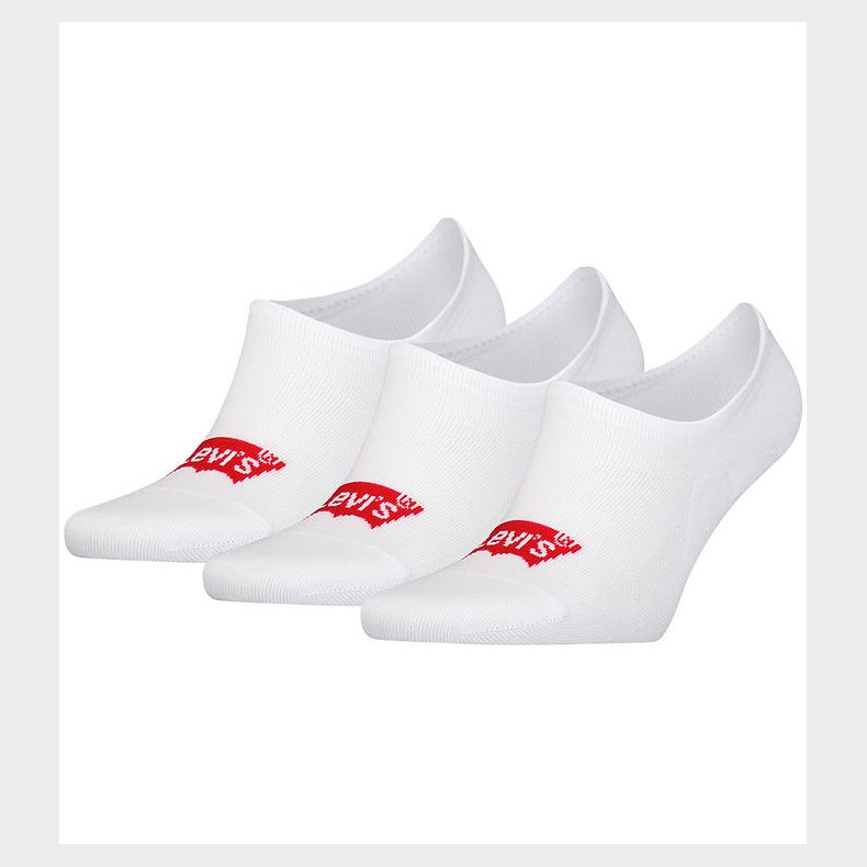 Levis Footies - High Rise - 3-pak - Hvid