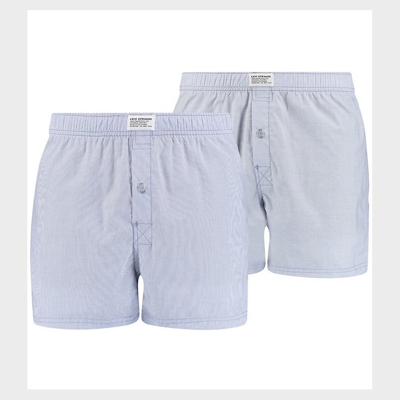 Levis Boxershorts - 2-pak - Woven - Light Blue
