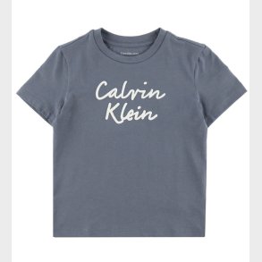 Calvin Klein T-shirt - Colour Logo - Grisaille Grey