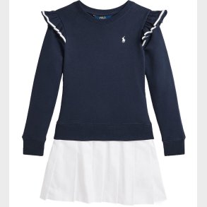 Polo Ralph Lauren Sweatkjole - Navy/Hvid