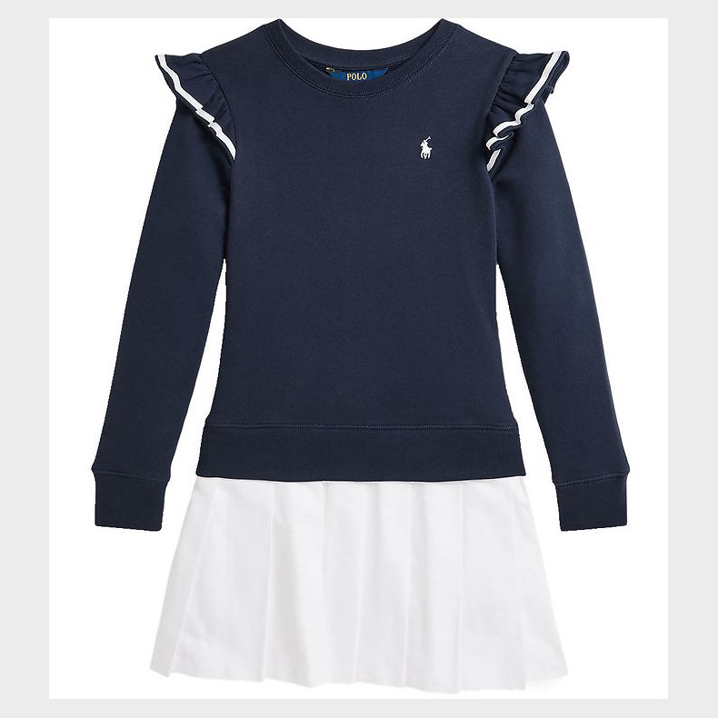Polo Ralph Lauren Sweatkjole - Navy/Hvid