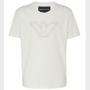 Emporio Armani T-shirt - Off White m. Logo