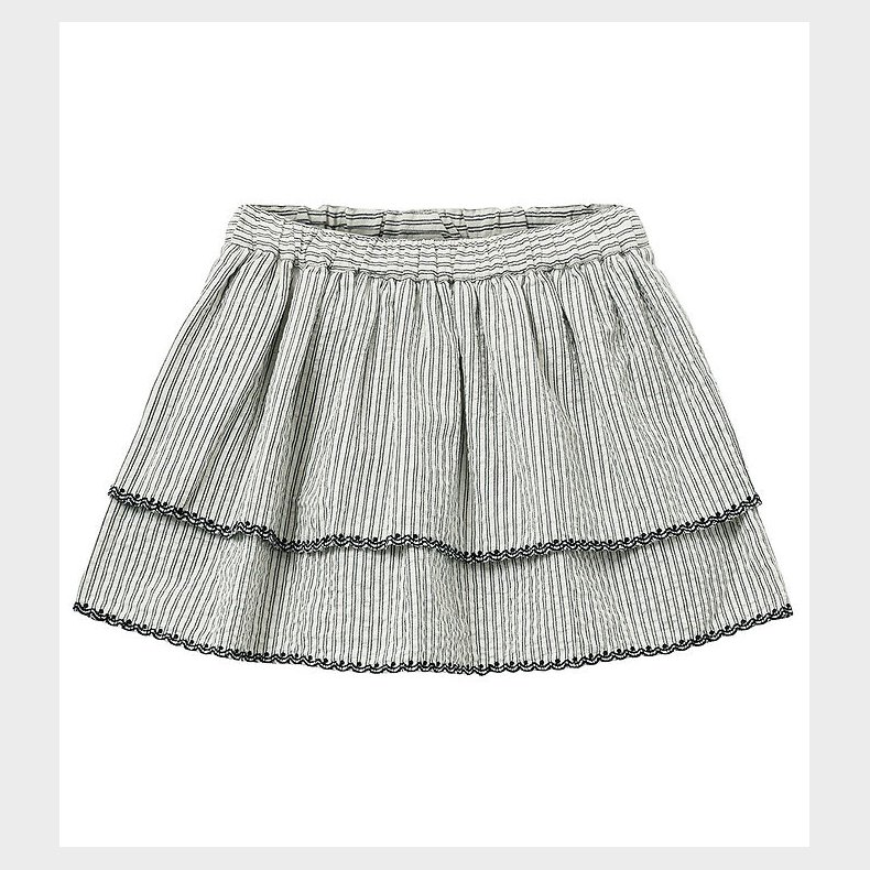 Sofie Schnoor Nederdel - Black Thin Stripe