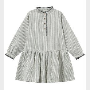 Sofie Schnoor Kjole - Black Thin Stripe