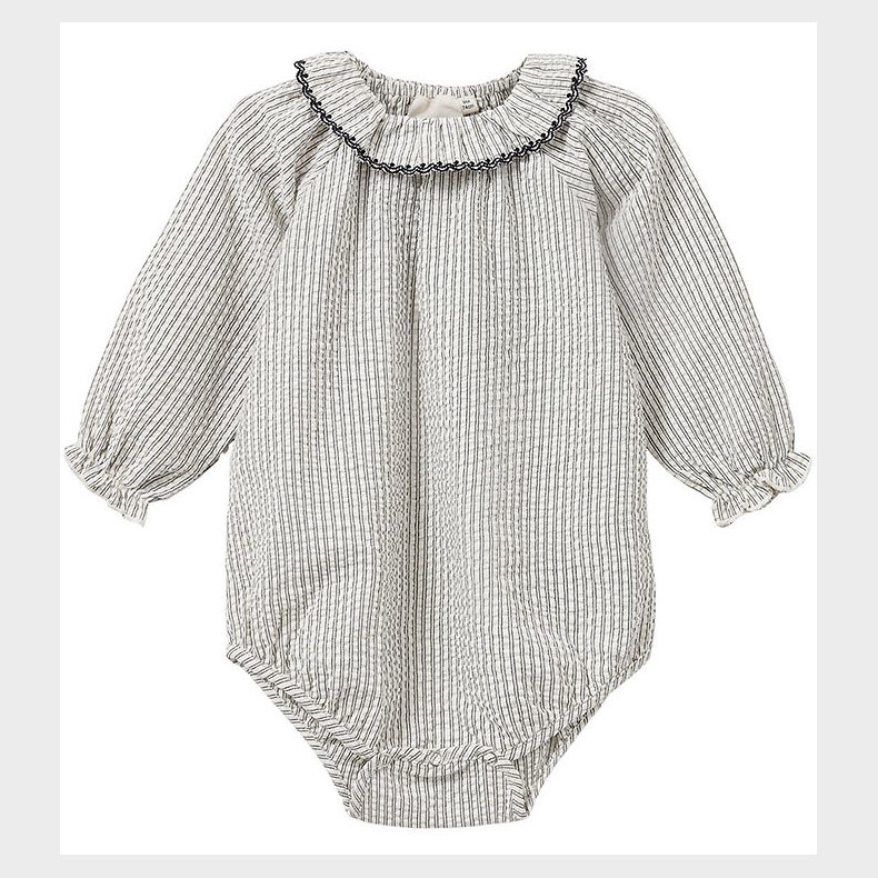 Sofie Schnoor Body l/ - Black Thin Stripe