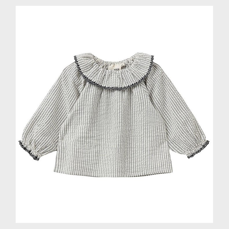 Sofie Schnoor Bluse - Black Thin Stripe