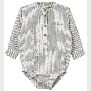 Sofie Schnoor Skjortebody l/� - White Black striped