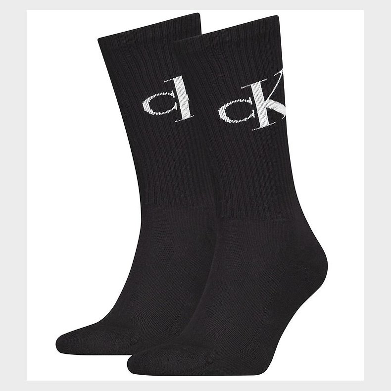 Calvin Klein Strmper - 2-pak - Sort