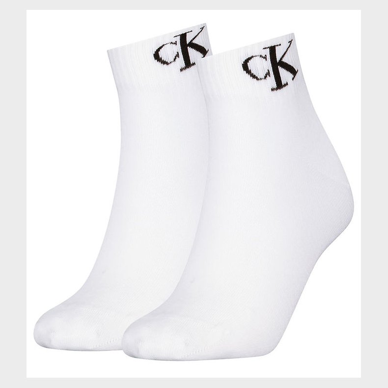 Calvin Klein Strmper - 2-pak - Hvid