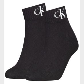 Calvin Klein Strmper - 2-pak - Sort M/ Logo