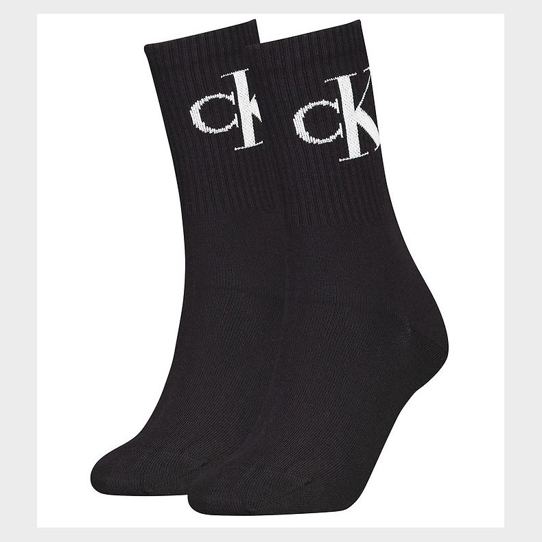 Calvin Klein Strmper - 2-pak - Sort
