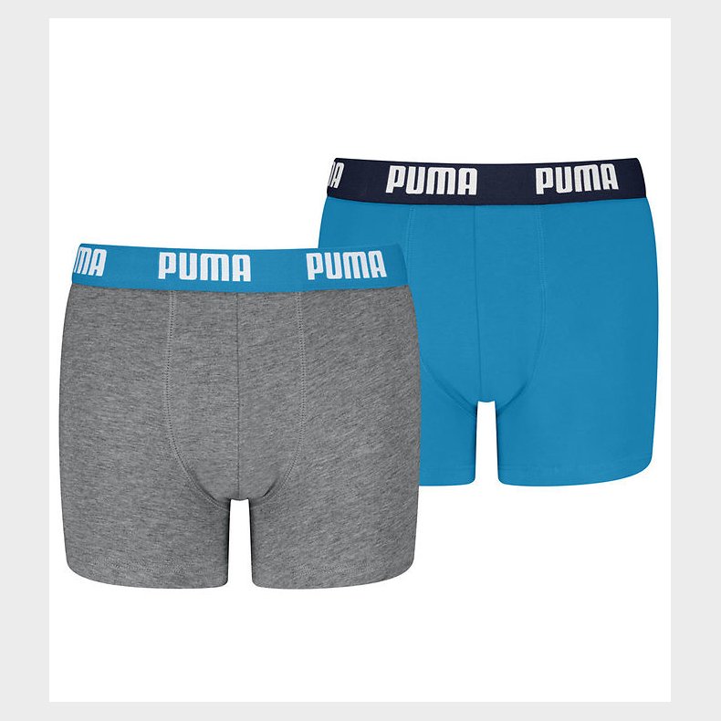 Puma Boxershorts - 2-pak - Bl�/Gr�