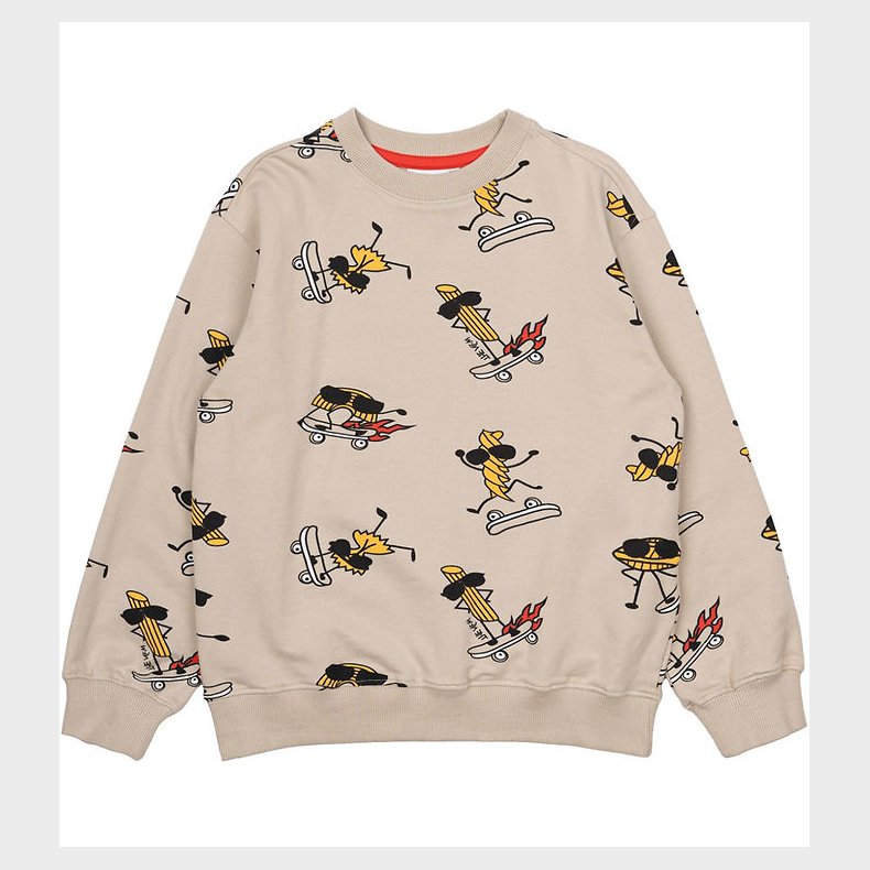 The New Sweatshirt - TnNarfa - Feather Gray AOP