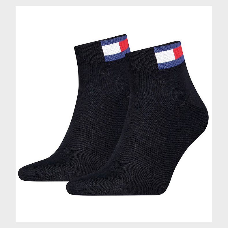 Tommy Hilfiger Strmper - 2-pak - Quarter - Dark Navy