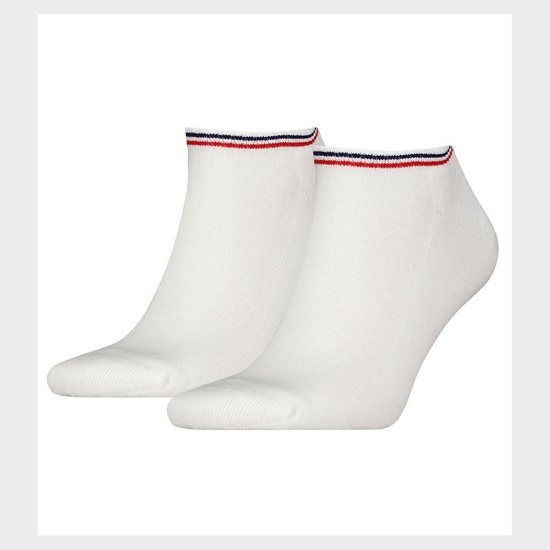 Tommy Hilfiger Ankelstrmper - 2-pak - Sneaker - Hvid