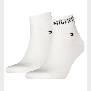 Tommy Hilfiger Strmper - 2-pak - Quarter - Hvid